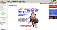 Desktop Screenshot of mexicanosenespana.com